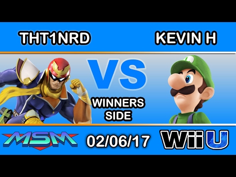 MSM 84 - Tht1Nrd (Captain Falcon) Vs. Kevin H (Luigi) Winners Side - Smash Wii U
