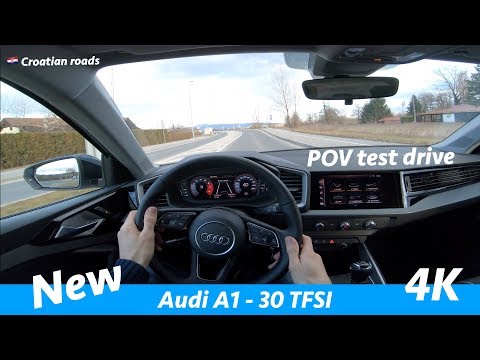 Audi A1 30 TFSI Advanced 2019 - POV test drive in 4K | No talking just driving