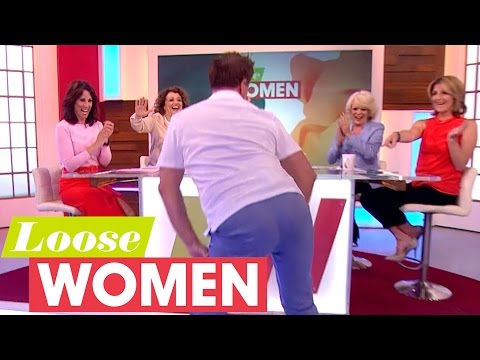 John Barrowman Slut Drops In Heels And Demonstrates Men's Uplifting Underwear! | Loose Women