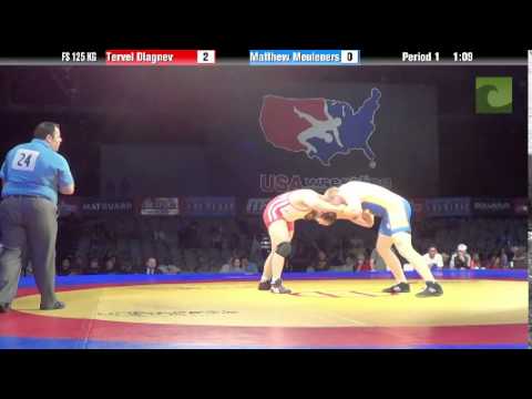 125 KG SF - Tervel Dlagnev (Sunkist Kids) vs. Matthew Meuleners (TMWC)