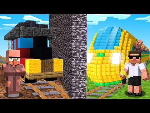 $1 Train Vs $989,456,87 Train in Minecraft..