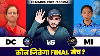 WPL 2023-Delhi Capitals vs Mumbai Indians-W | Final Match Prediction | Preview | Dream 11Team |