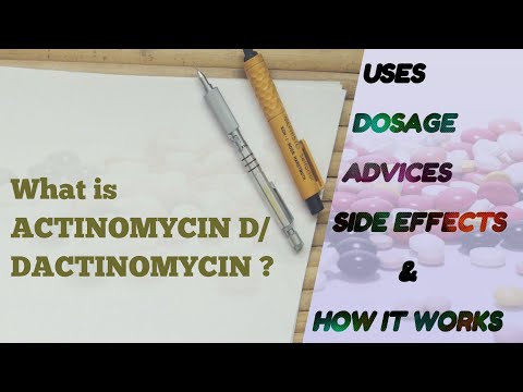 Dacilon 0.5mg dactinomycin injection, 500 mcg