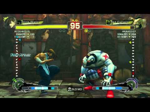 SSF4 AE: ACQUA0316 (Yang) vs AKAHOSSY (Zangief) - Ranked Match (720p HD)