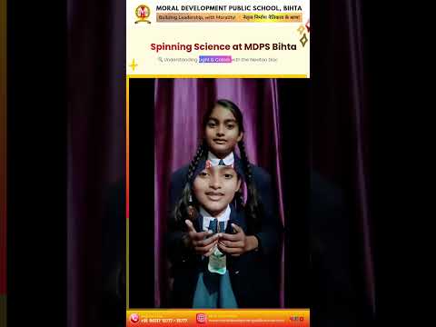 Newton’s Disc Experiment in School | Practical Science Learning at MDPS Bihta