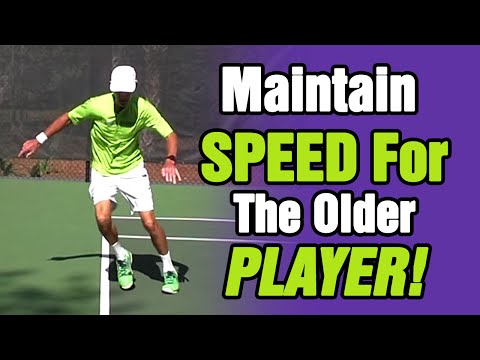 How To Maintain Speed For The Older Tennis Player