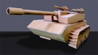 How to make War Tank with Cardboard  Cardboard Cra