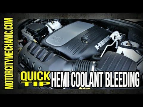 Quick Tip: 5.7 Hemi coolant bleeder location and fill procedure