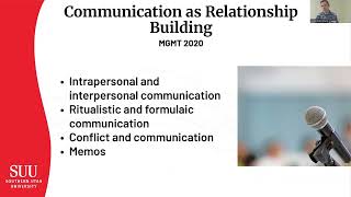 MGMT2020 W4D3 Communication as Relationship Building