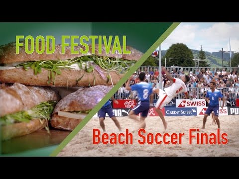Foodfestival Spiez und Beach Soccer Finals 2016