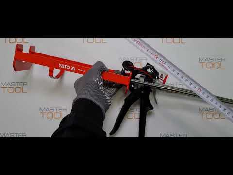 Пистолет скелетный для герметиков с двойным картриджем YATO (YT-67574)