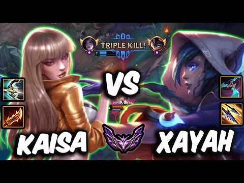 Kaisa vs Xayah ADC (  INCREDIBLE ) - Korea Master Patch 25.16 ✅