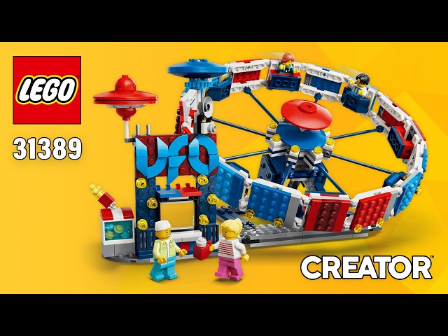 Vídeo relacionado con LEGO Creator 3en1 Noria Clásica de Juguete - Maqueta Transformable en Atracción UFO o Tiovivo - Decoración para la Habitación Infantil - Regalo de Cumpleaños para Niños y Niñas de 8+ Años - 31389