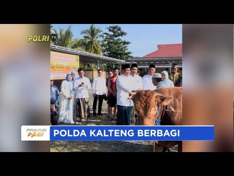 POLDA KALTENG GELAR PENYEMBELIHAN HEWAN KURBAN