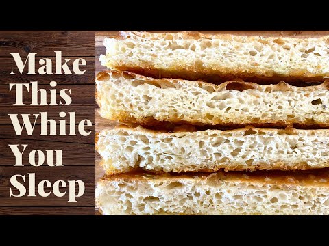No Knead Overnight Focaccia Bread - The Easiest Bread I’ve Ever Made