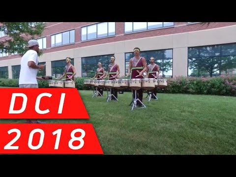 Part 2 Of Boston Crusaders Tenors In The Lot At The 2018 DCI Premiere Tour In Detroit