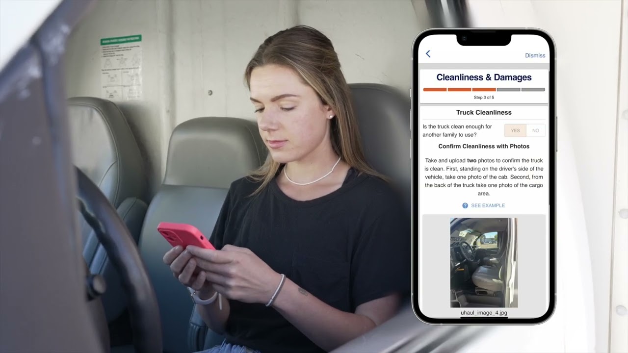 How to Return Your Truck Share 24/7 Rental via the U-Haul App