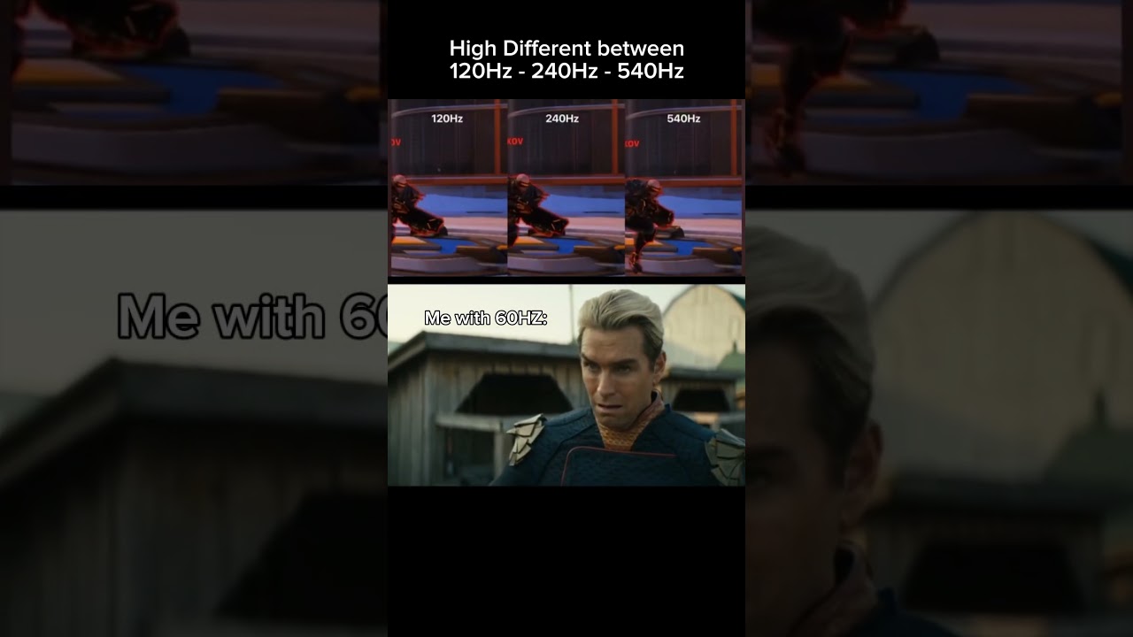 Me using 60hz for 5 years #pc #pcgaming #pcbuild #gamingpc