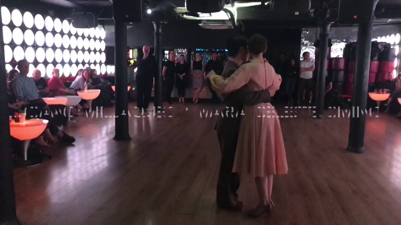 Luciano Millaqueo y María Celeste Cimino en Londres