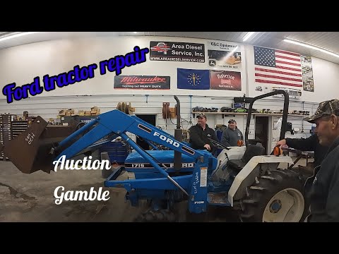 I bought a broken Ford 1715 tractor as is at a farm auction, did my gamble pay off?