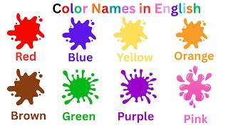 Color Names in English with Sentences | Learn English Vocabulary & Speaking Practice