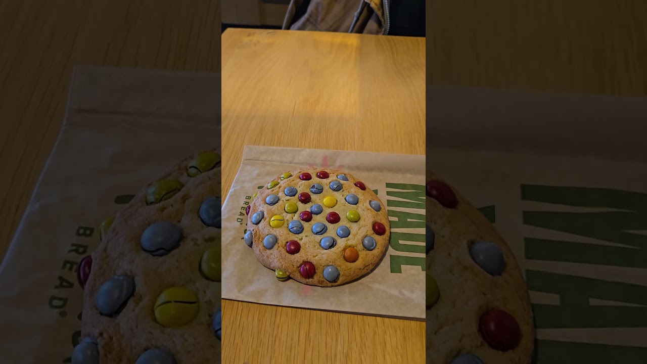 candy cookie at @panerabread #teammartellclout #candy #cookies #cookievideo #snacks #snackvideo #fyp