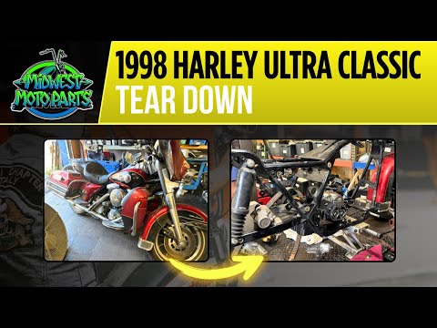 1998 Harley Ultra Classic Teardown | 10 Days to 7 Minutes | Time-Lapse Full Breakdown