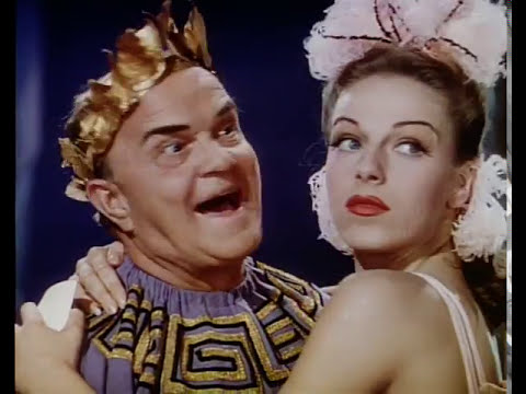 Louisiana Purchase 1941 trailer frame of showgirls and band on stage