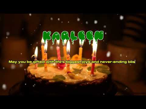 Happy Birthday KARLEEN   Happy Birthday Song   Birthday Wishes   Birthday Party