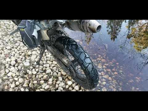 KLR650 with Shinko 705s