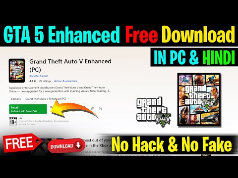 GTA 5 Free Download in Pc & Laptops | How to Install GTA 5 Enhanced for Free in Hindi 2025