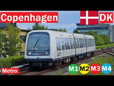 🇩🇰 COPENHAGEN METRO | Københavns Metro 2024【4K】
