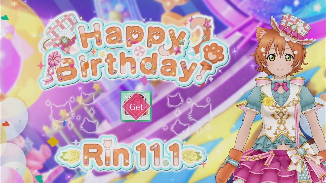 Happy birthday rin lovelive