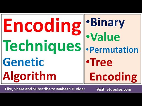 Encoding Techniques in Genetic Algorithm Binary Value Permutation Tree Encoding by Mahesh Huddar