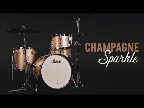 Immagine Ludwig *Pre-Order* Classic Maple 5x14" Champagne Sparkle Kit Snare Drum | NEW | Made in the USA | Special Order | Authorized Dealer - 5