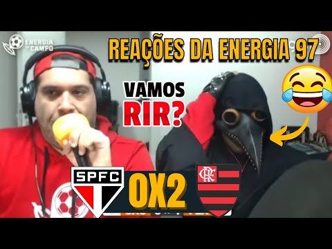 VAMOS RIR? REAÇÕES DA ENERGIA 97 - SÃO PAULO 0X2 FLAMENGO - CAMPEONATO BRASILEIRO