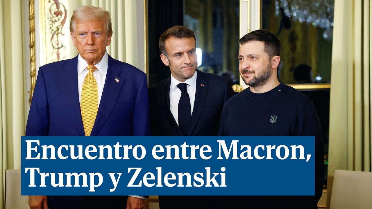 Así ha sido el encuentro entre Macron, Trump y Zelenski antes de la reapertura de Notre-Dame
