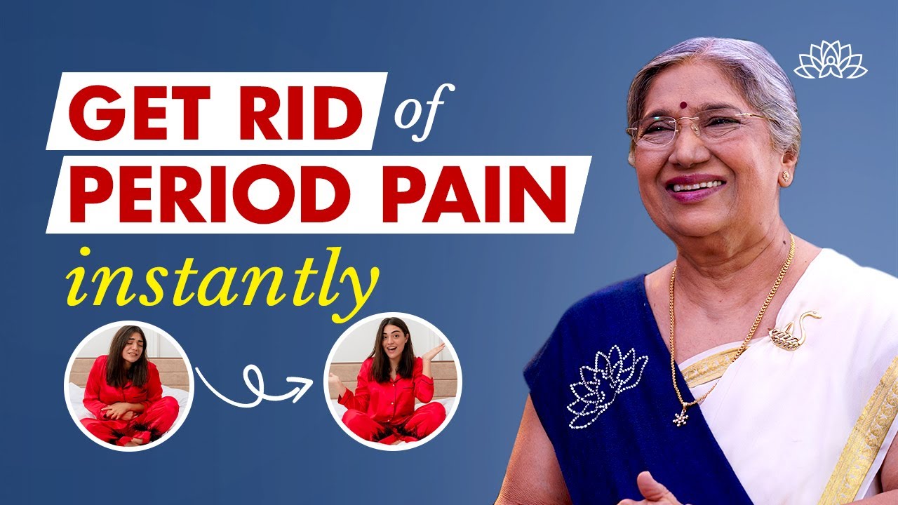 Immediate & quickest ways to relieve menstrual pain | Yoga for period cramps