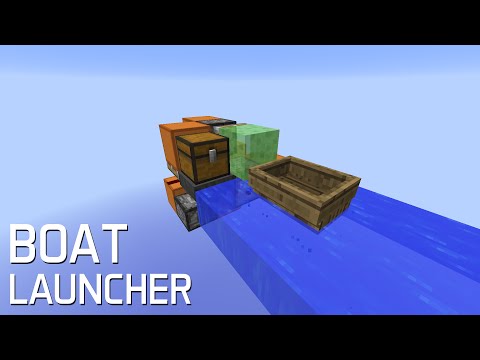 Redstone: Boat Launcher [Tutorial]