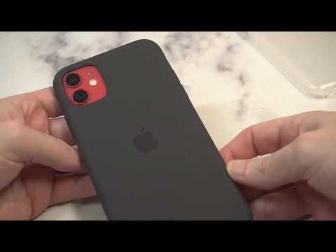 Apple iPhone 11 Silikoninis dėklas - Juodas