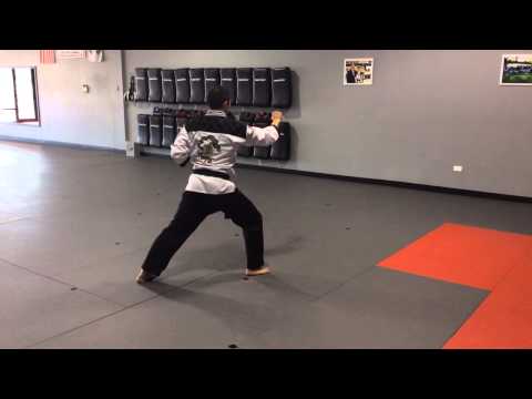 Kyuki Sam Chang - Blue Stripe Kyuki-Do Form