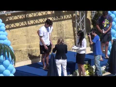 La premiazione dei 100 stile di Matteo Cinquino - 54,e dispari