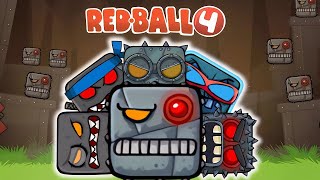 Red Ball 4 - Bomb Box - Boom Box - All Levels - Upside Down - Gameplay Volume 1,2,3,4,5 - Red Ball 4