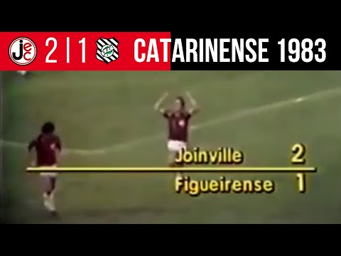 🟥 JOINVILLE 2 X 1 FIGUEIRENSE | CATARINENSE 1983 | PRIMEIRO JOGO DA DECISÃO DO TERCEIRO TURNO