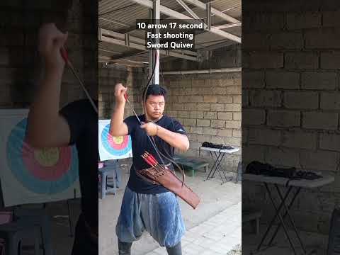 10 arrow 17 second #archerybow #horsebow #indonesia #archery #horse #worldarchery
