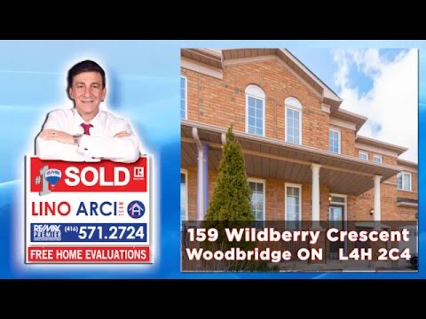159 Wildberry Cres in Vaughan, ON L4H2C4 | Lino Arci Team 416-571-2724