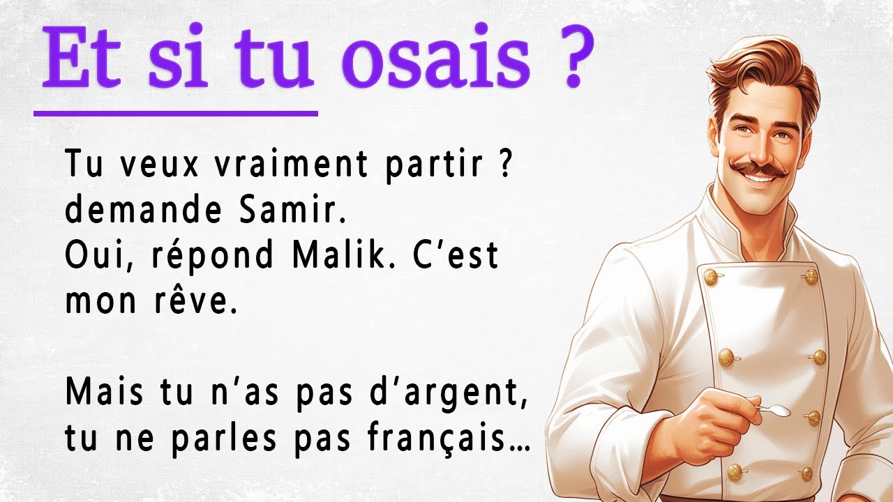 LEARN FRENCH with a Beginner Story (A1-A2)