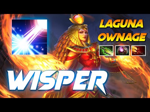 Wisper Lina Laguna Terrible Damage - Dota 2 Pro Gameplay [Watch & Learn]