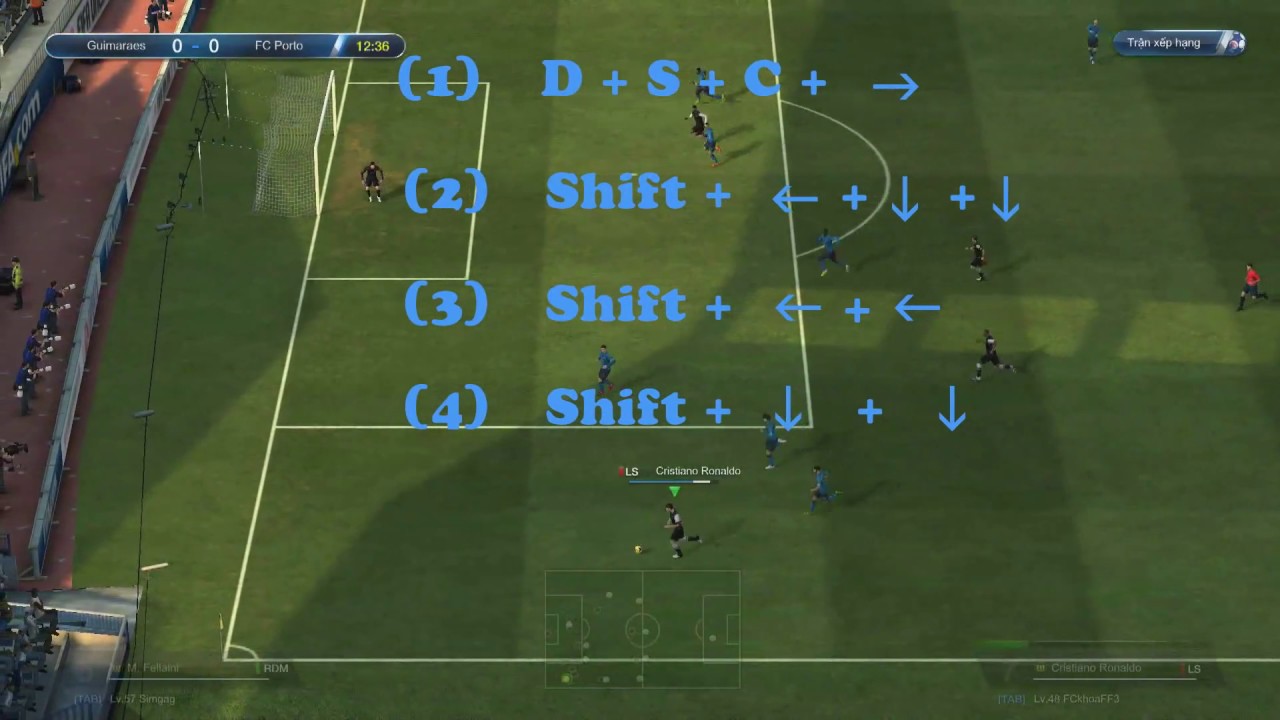 Hướng dẫn skill qua người trong  FIFA Online 3