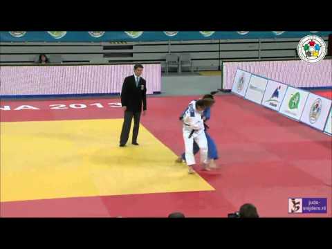 Judo 2013 World Championships Junior Ljubljana: Kocher (SUI) - Barrios (VEN) [-57kg] bronze